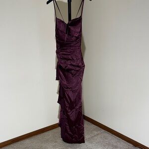 Elegant Purple Evening Gown